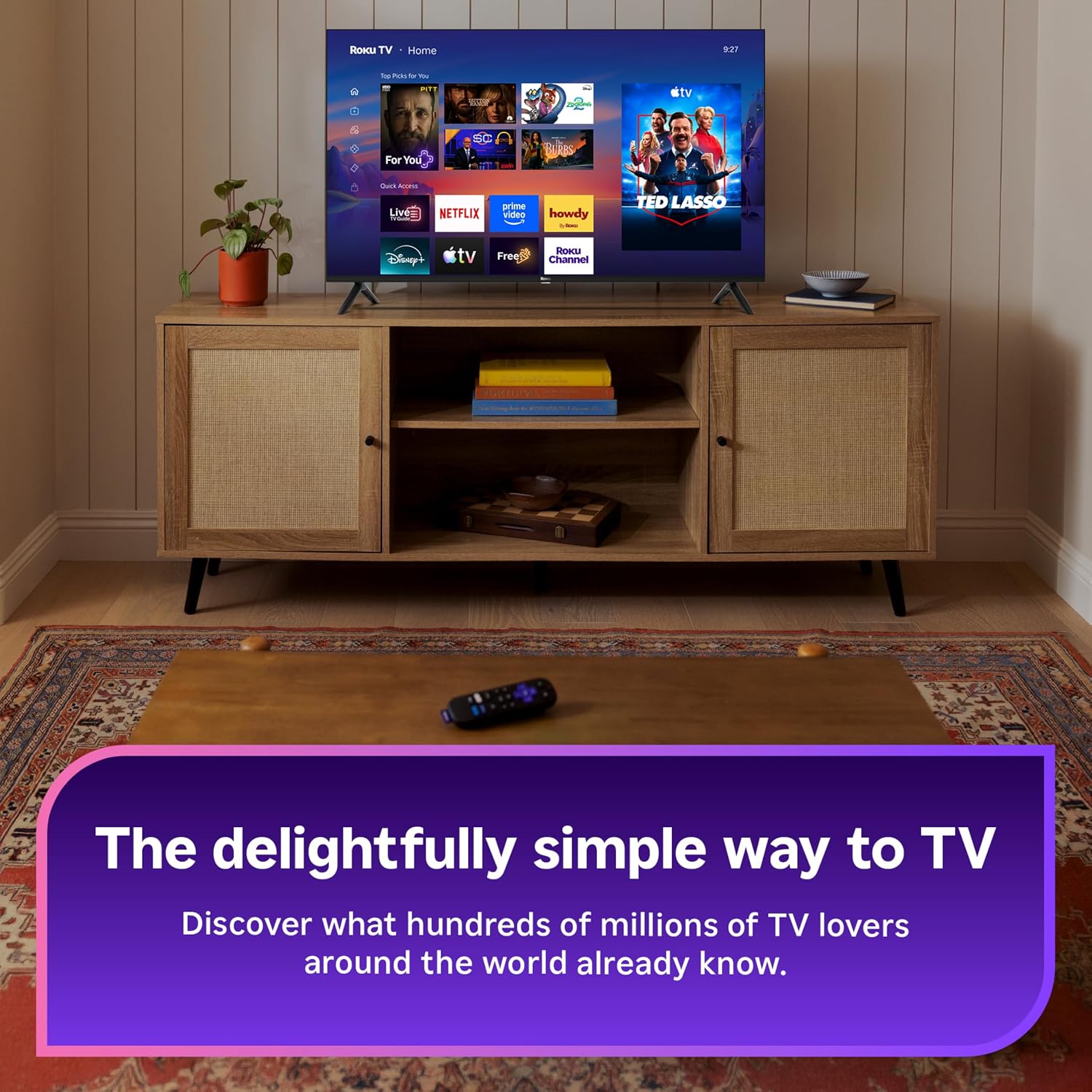 Roku 55-Inch Select Series 4K QLED Smart TV