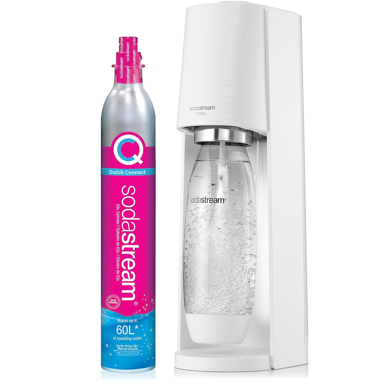 SodaStream Terra Sparkling Water Maker (Misty Blue)