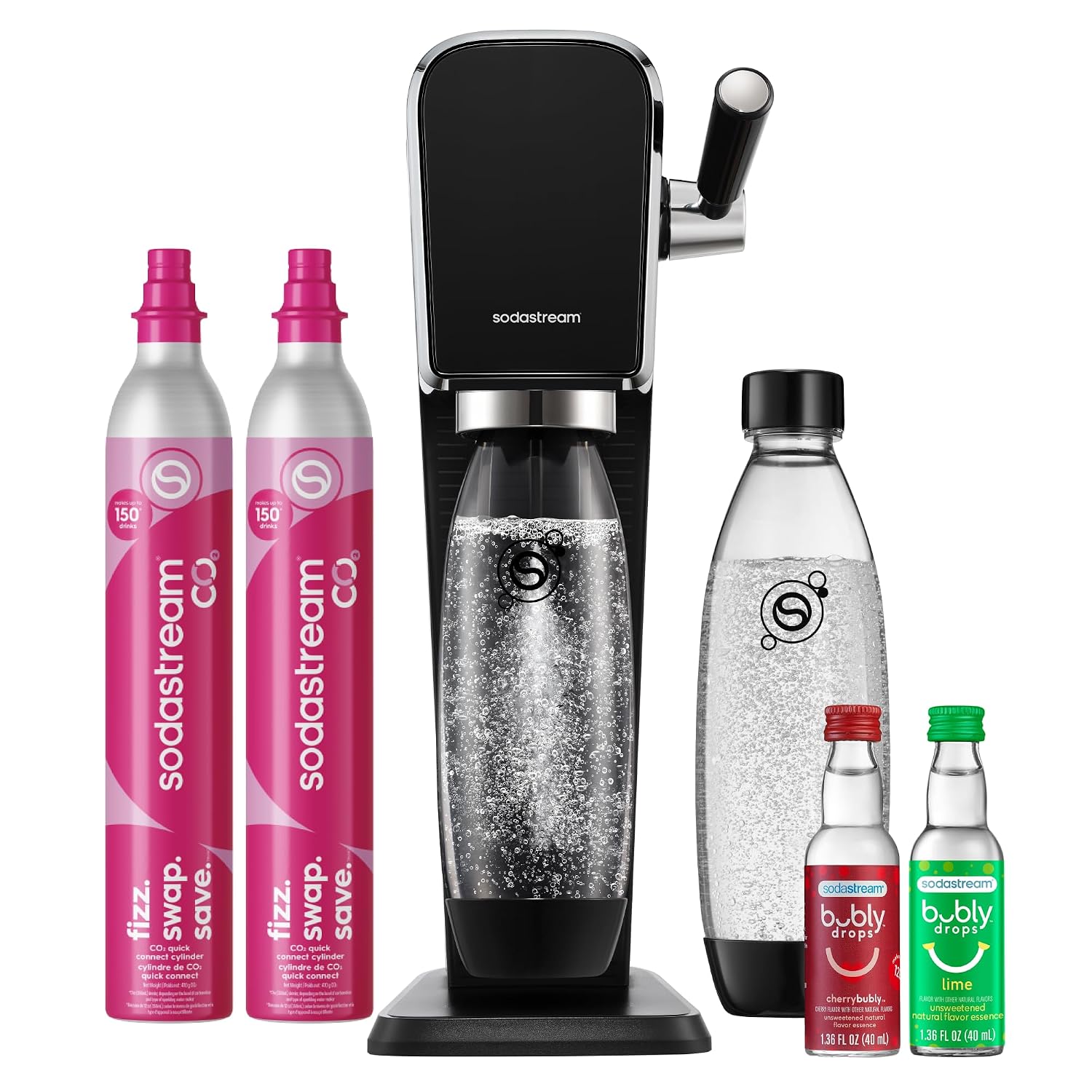 SodaStream Art Sparkling Water Maker Value Bundle