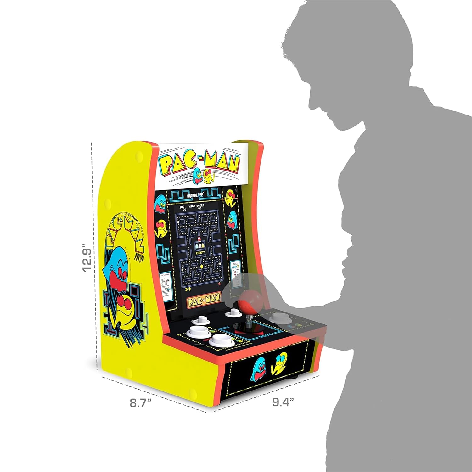 Arcade1Up Pac-Man Countercade Countertop Arcade Machine