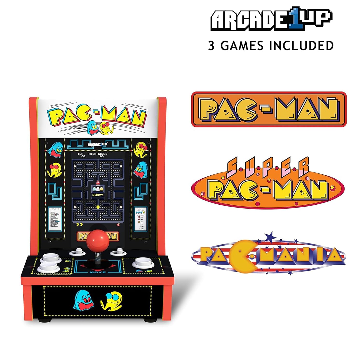 Arcade1Up Pac-Man Countercade Countertop Arcade Machine