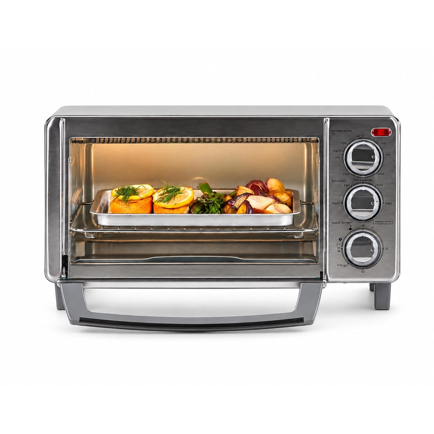 BLACK+DECKER 4-Slice Toaster Oven with Natural Convection