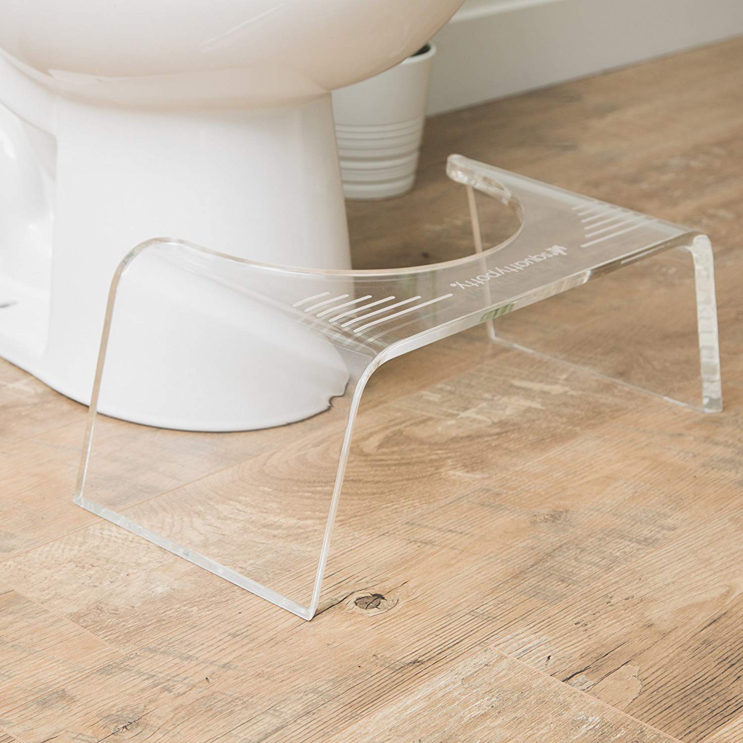 Squatty Potty Slim Ghost Acrylic 7 Inch Toilet Stool