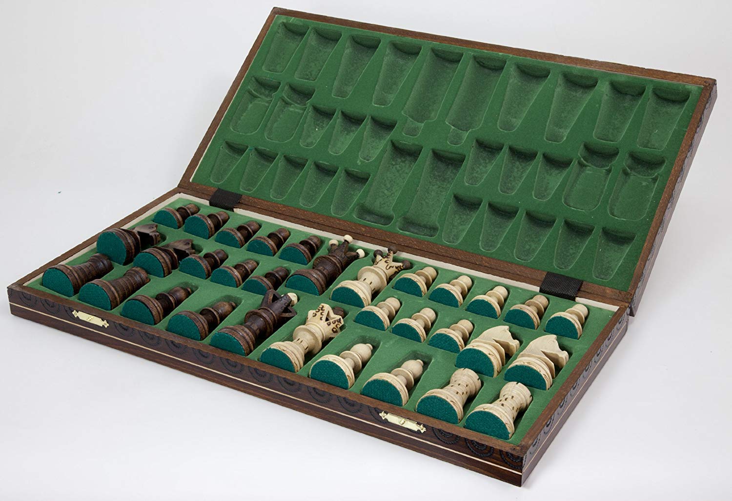 Wegiel Ambassador 21-Inch Wooden Chess Set