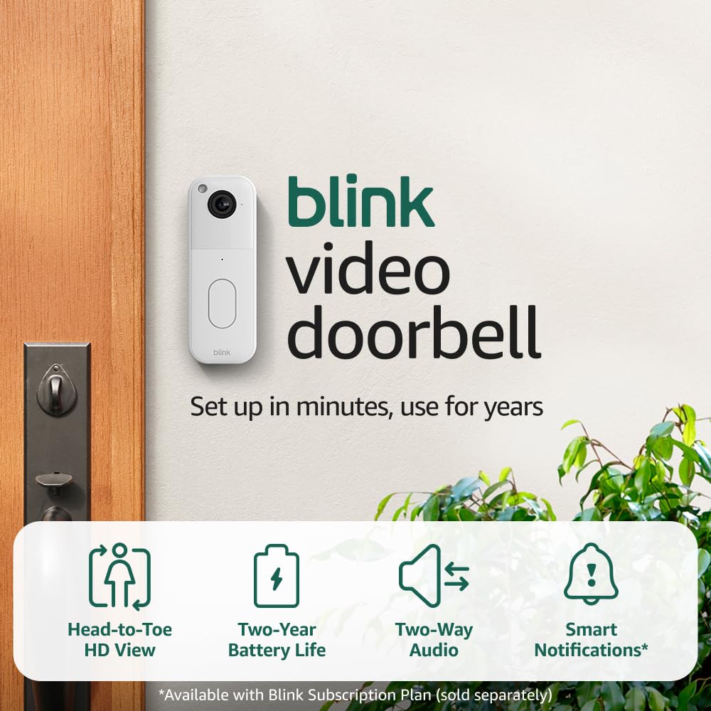 Blink Video Doorbell with Sync Module Core