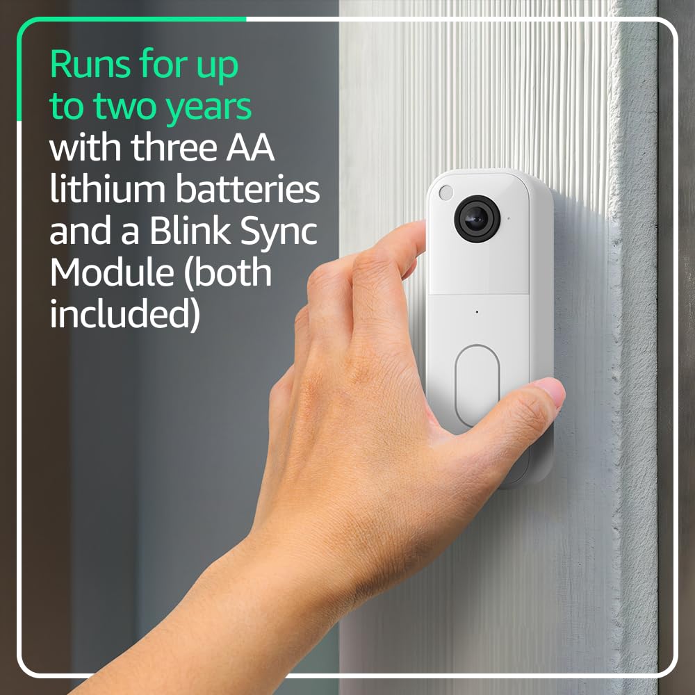 Blink Video Doorbell with Sync Module Core