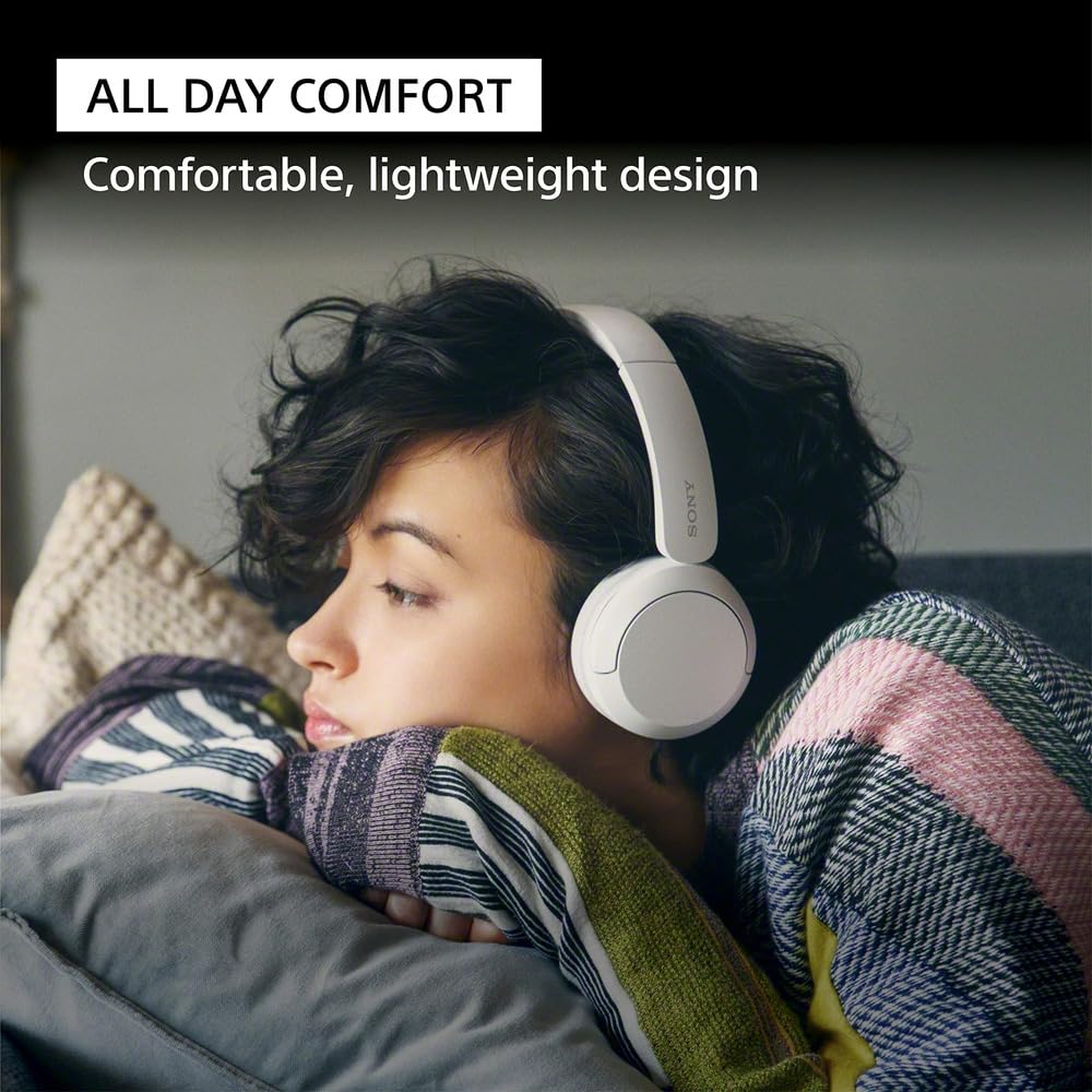 Sony WH-CH520 Wireless Headphones Bluetooth On-Ear Headset with
