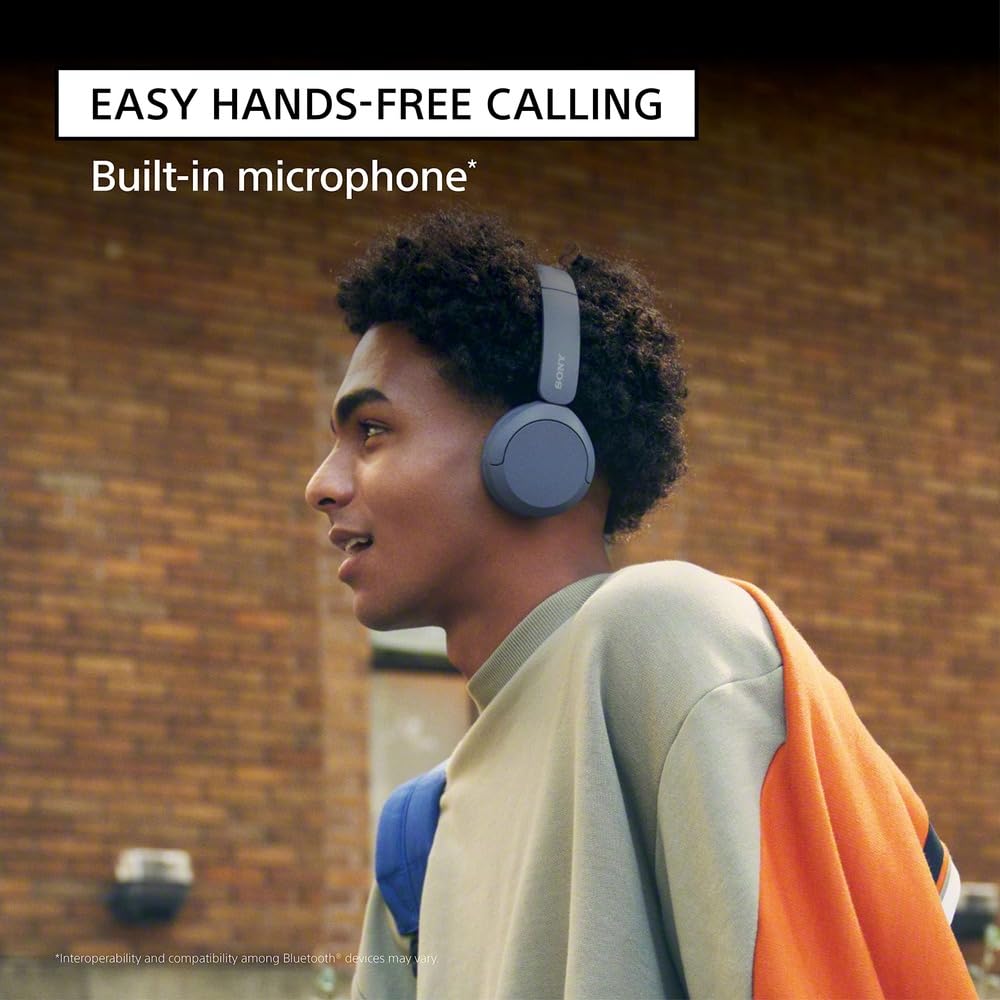 Sony WH-CH520 Wireless Headphones Bluetooth On-Ear Headset with
