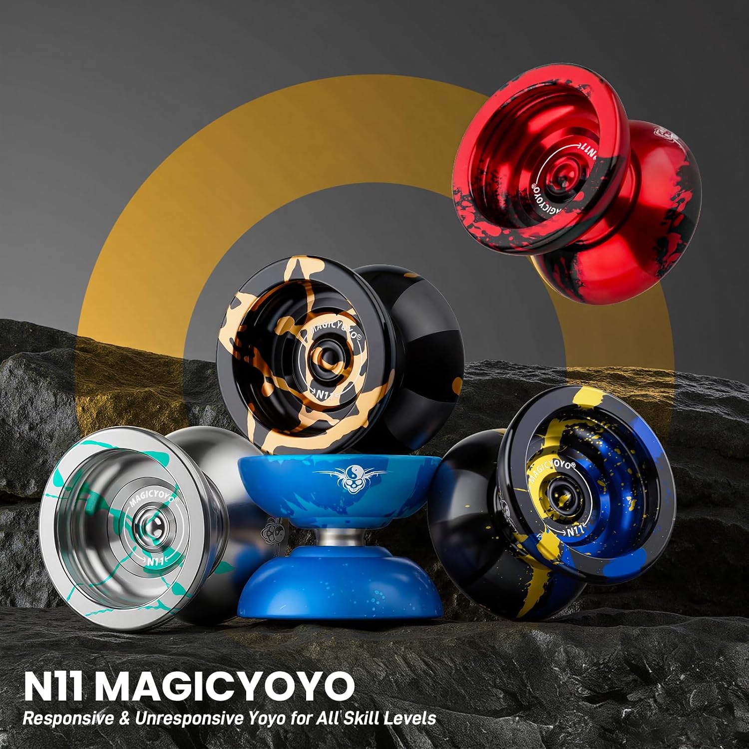 MAGICYOYO N11 Metal Unresponsive Professional Yoyo